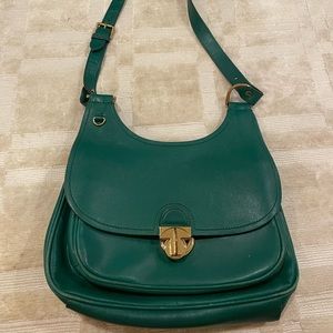 Tory Burch | SADDALRINA LARGE SADDLE BAG - MALACHITE (Green) | Purse